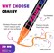 Black Paint Pens Paint Markers - 12 Pack Permanent Quick Dry Waterproof Marker Pens for Rocks Wood Fabric Plastic Canvas Glass Mugs Metal Tire Stone